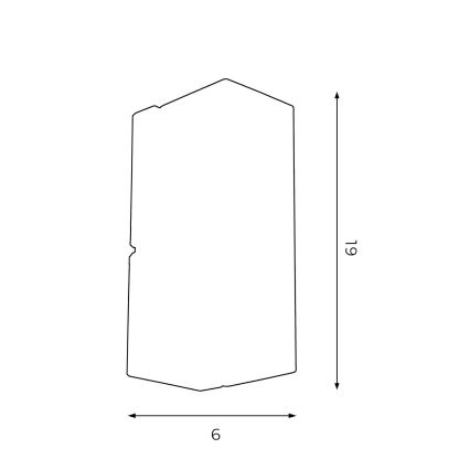 Φωτιστικό τοίχου WALL 1xGU10/8W/230V λευκό