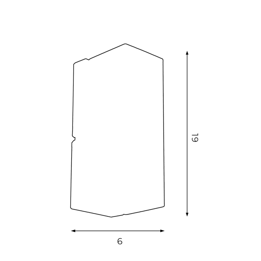 Φωτιστικό τοίχου WALL 1xGU10/8W/230V λευκό
