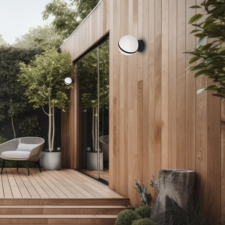 Φωτιστικό τοίχου  εξωτερικού χώρου CIRCULO 1xE27/40W/230V IP44