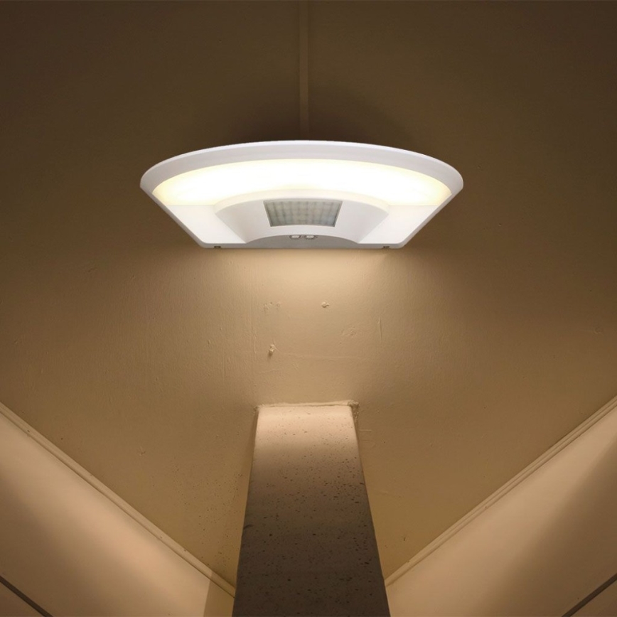 Φωτιστικό τοίχου μπάνιου LED με αισθητήρα SAMSUNG CHIP LED/10W/230V 4000K IP54 λευκό