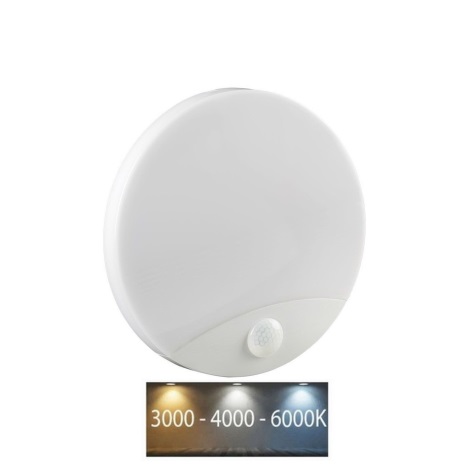 Φωτιστικό τοίχου μπάνιου LED με αισθητήρα LED/15W/230V 3000/4000/6000K IP44 λευκό