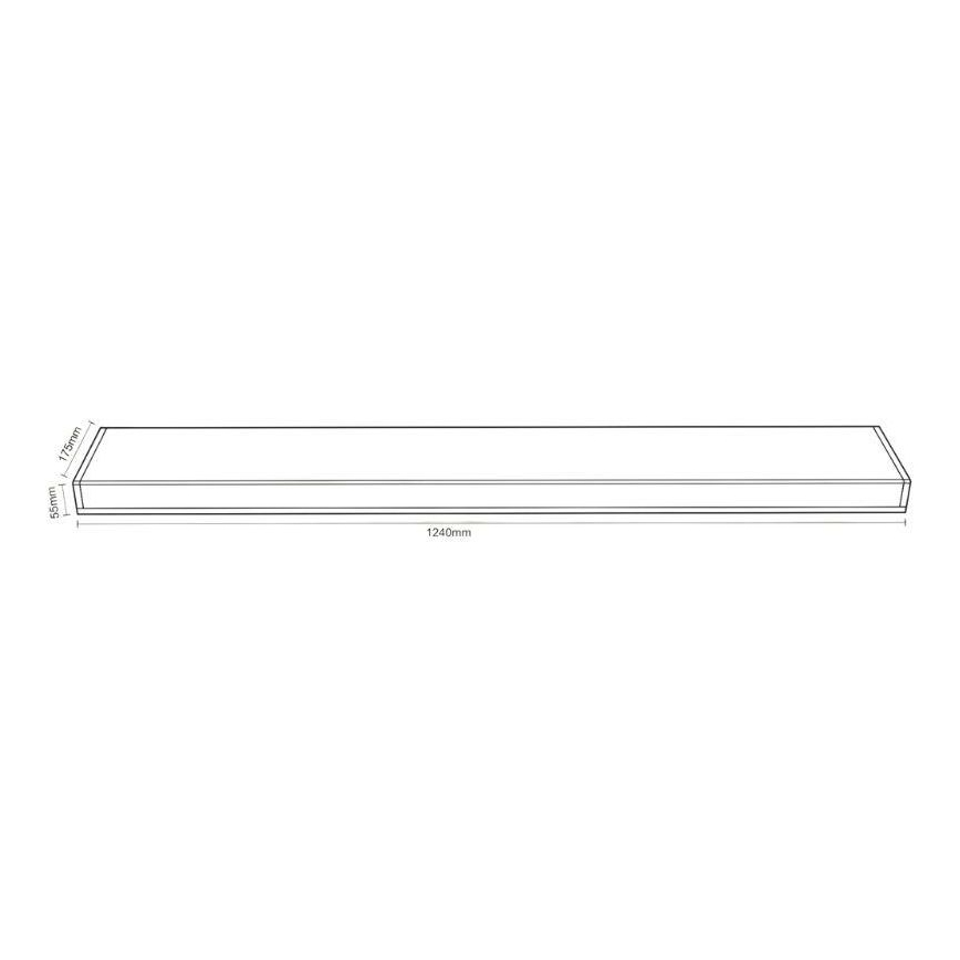 Φωτιστικό φθορίου 2xG13/18W/230V 124 cm
