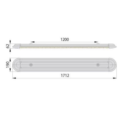 Φωτιστικό φθορίου ECO T8 2xG13/58W/230V