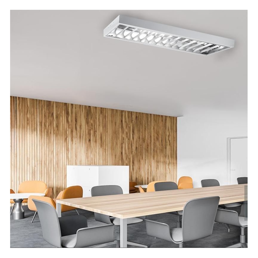 Φωτιστικό φθορίου T8 2xG13/18W/230V 120 cm λευκό