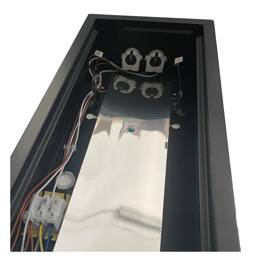 Φωτιστικό φθορίου T8 2xG13/18W/230V 120 cm μαύρο