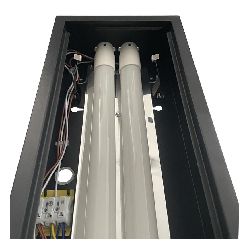 Φωτιστικό φθορίου T8 2xG13/18W/230V 120 cm μαύρο