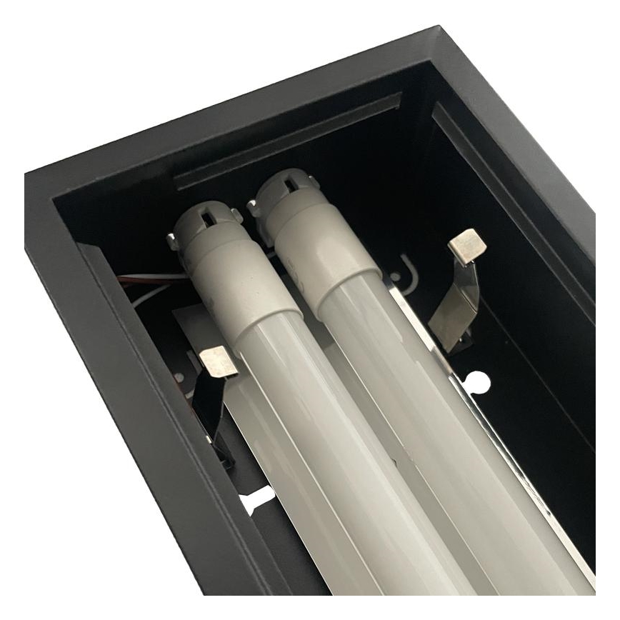 Φωτιστικό φθορίου T8 2xG13/18W/230V 120 cm μαύρο