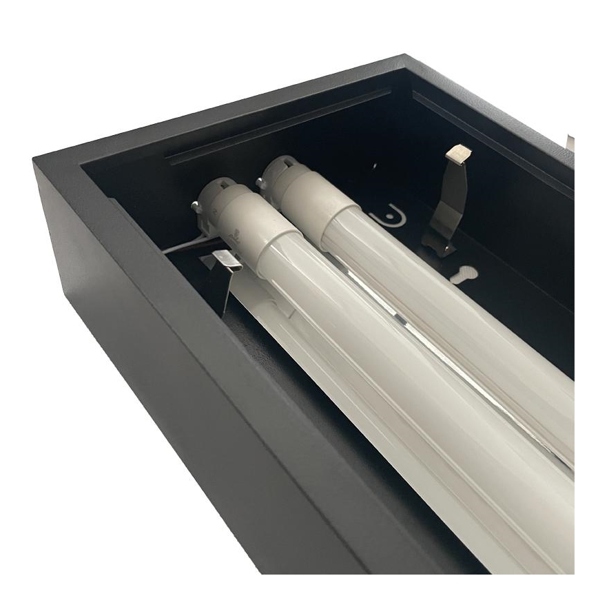 Φωτιστικό φθορίου T8 2xG13/18W/230V 120 cm μαύρο