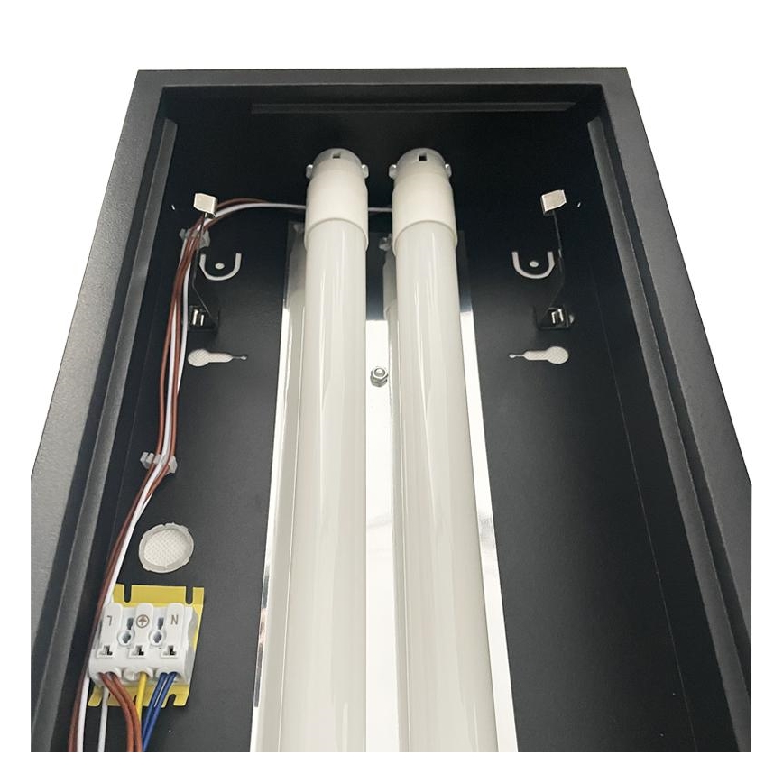 Φωτιστικό φθορίου T8 2xG13/18W/230V 120 cm μαύρο