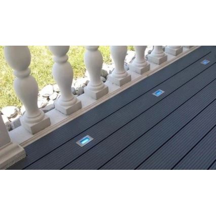 Φωτιστικό χωνευτό LED εξωτερικού χώρου EASY CONNECT LED/2W/230V μπλε IP67 rectangular