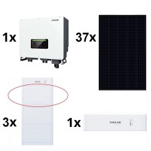 Φωτοβολταϊκό πακέτο SOFAR Solar - 14,8kWp panel RISEN Full Black +15kW SOLAX inverter 3p + 15kWh μπαταρία SOFAR με μονάδα ελέγχου μπαταρίας
