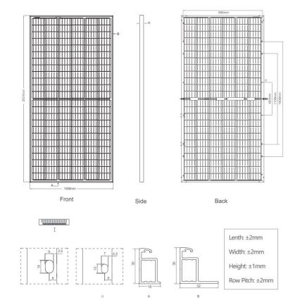 Φωτοβολταϊκό πάνελ JINKO 405Wp IP67 bifacial - παλέτα 27 τεμάχια