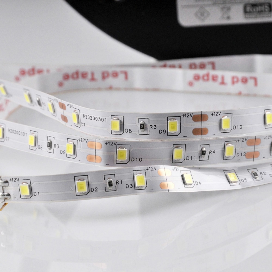 Φωτοταινία LED 5m LED/10W/12V IP20 6500K