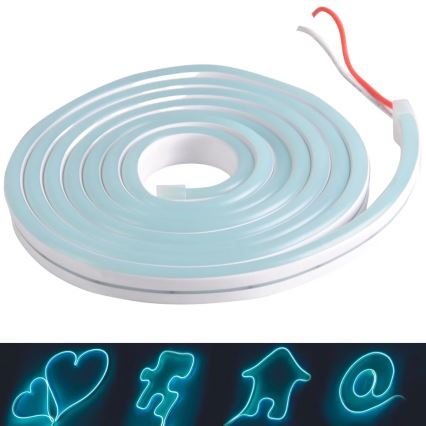 Φωτοταινία LED NEON 5m LED/40W/24V μπλε IP65