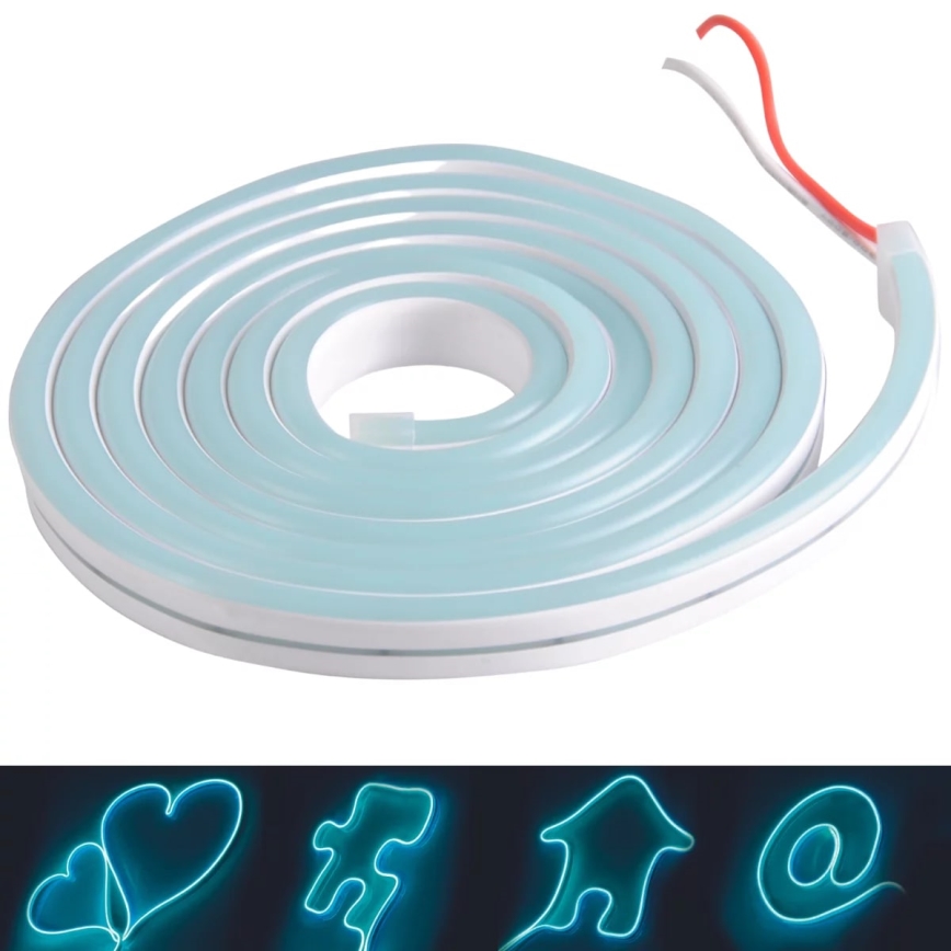 Φωτοταινία LED NEON 5m LED/40W/24V μπλε IP65
