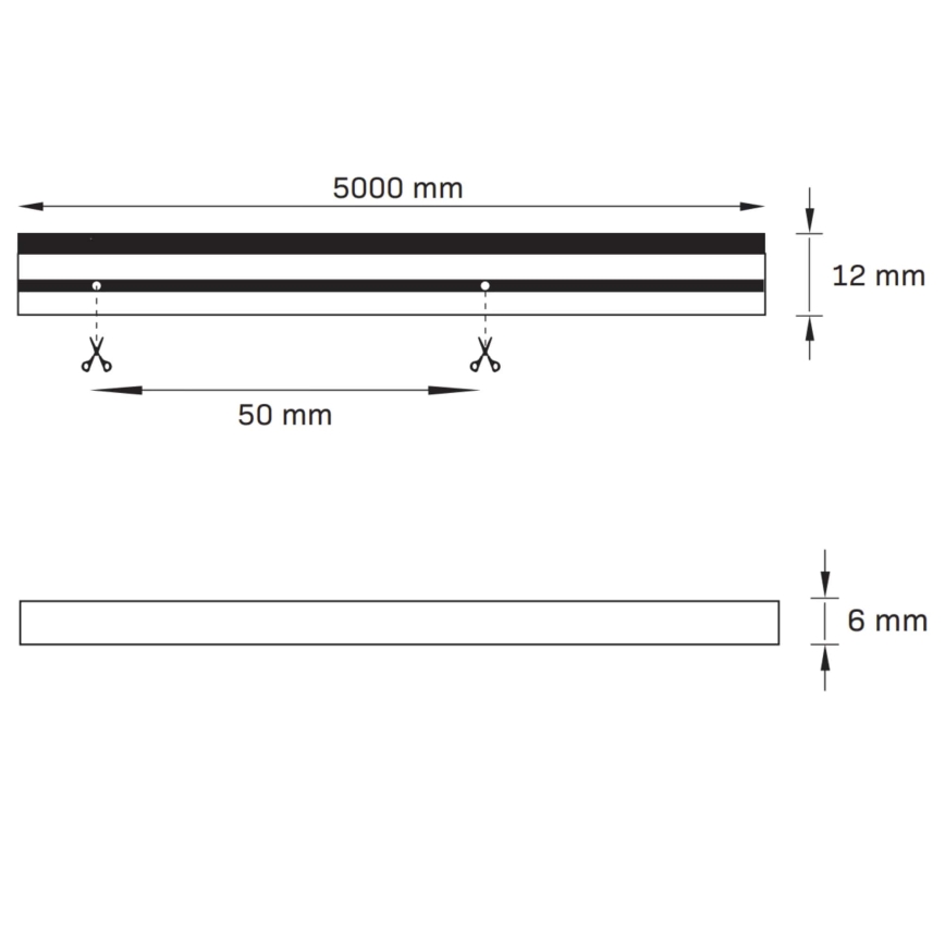Φωτοταινία LED NEON 5m LED/40W/24V ροζ IP65