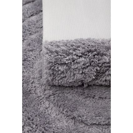 Χαλάκι μπάνιου CARMEN 50x80 cm γκρι