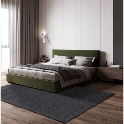 Χαλί FIR WOOL 120x170 cm 2600 g/m2 ανθρακί/φυσικό