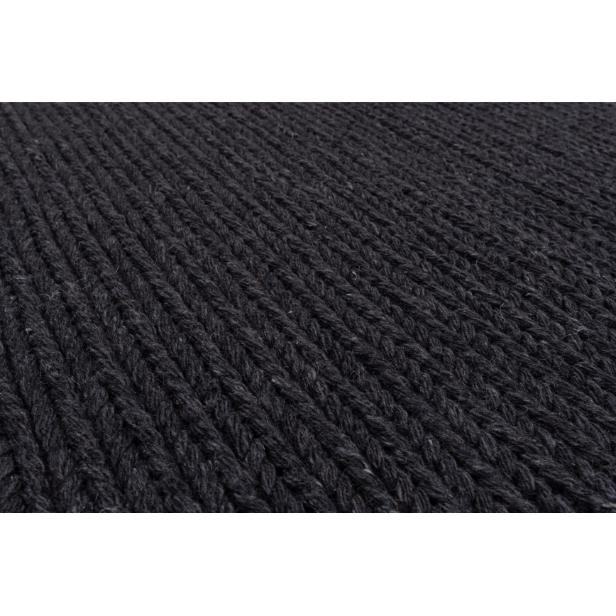 Χαλί FIR WOOL 120x170 cm 2600 g/m2 ανθρακί/φυσικό