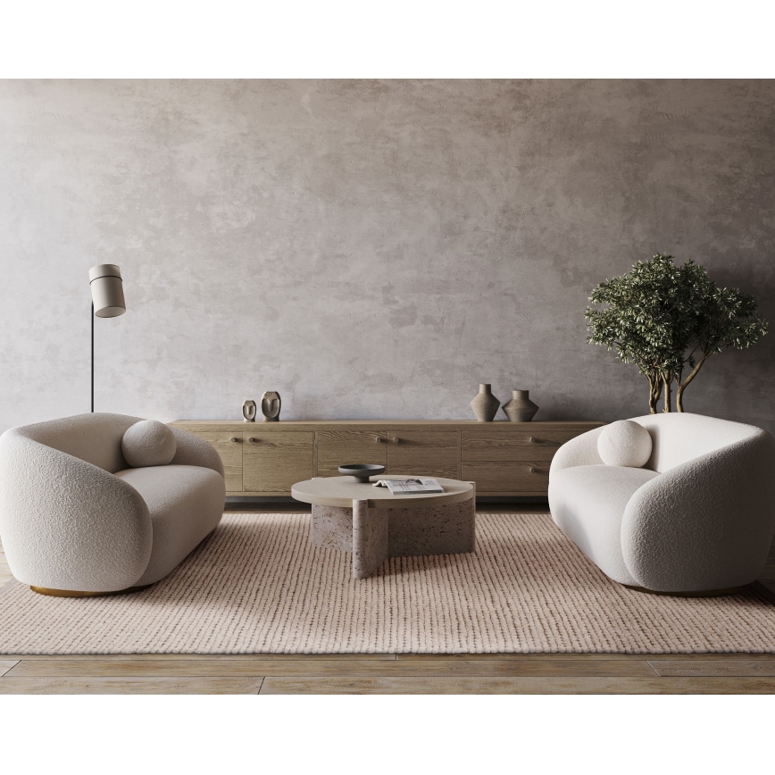Χαλί FIR WOOL 120x170 cm 2600 g/m2 εκρού/φυσικό
