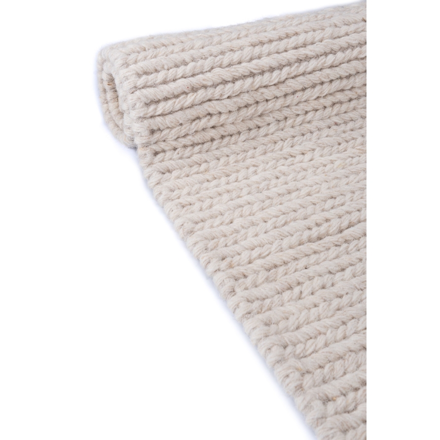 Χαλί FIR WOOL 120x170 cm 2600 g/m2 εκρού/φυσικό