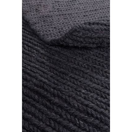 Χαλί FIR WOOL 160 cm 2600 g/m2 ανθρακί/φυσικό