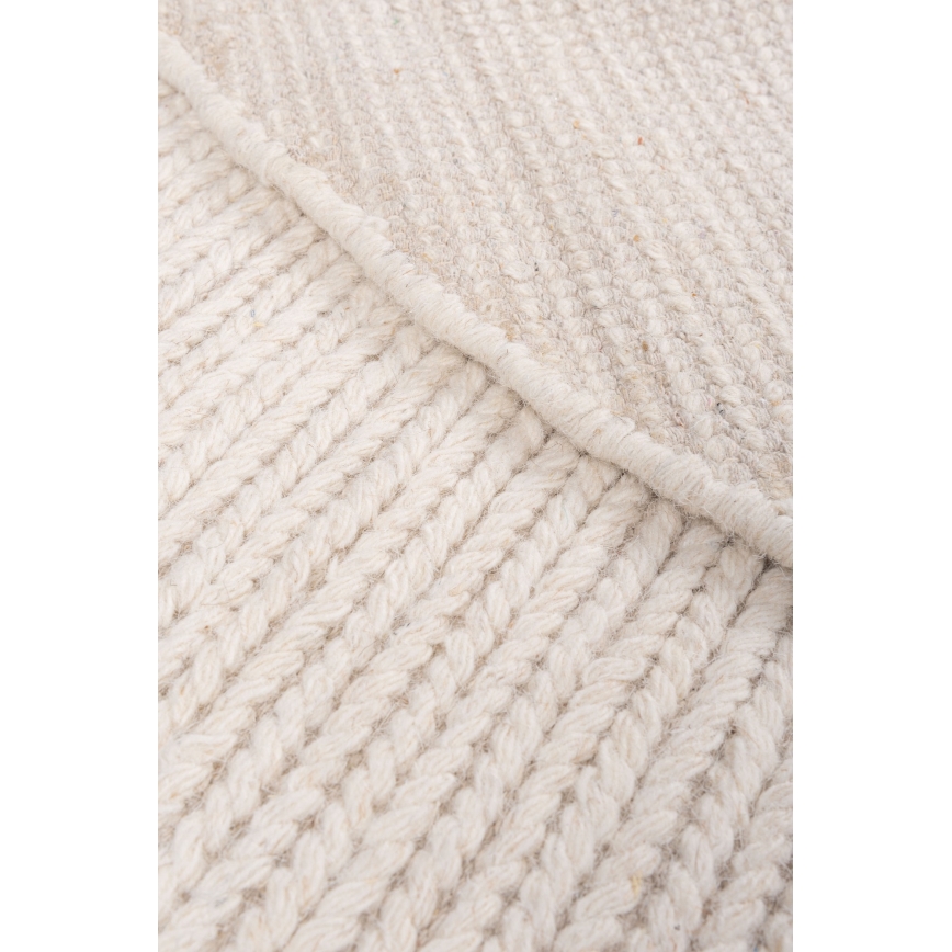 Χαλί FIR WOOL 160 cm 2600 g/m2 κρεμ/φυσικό