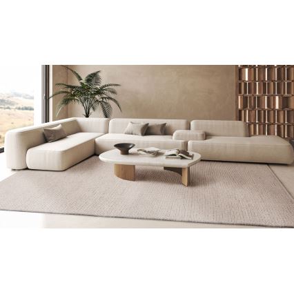 Χαλί FIR WOOL 70x140 cm 2600 g/m2 εκρού/φυσικό