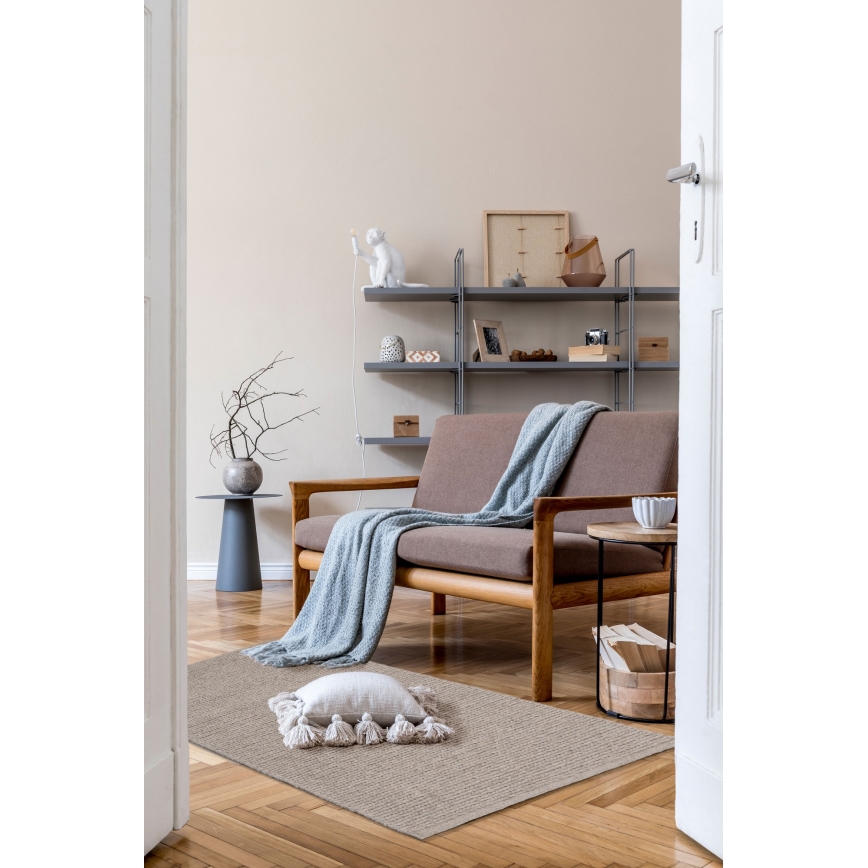 Χαλί FIR WOOL 70x140 cm 2600 g/m2 μπεζ/φυσικό