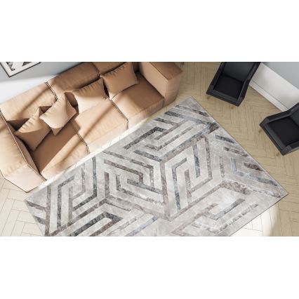Χαλί GRECE 120x170 cm 2150 g/m2 μπεζ/γκρίζο