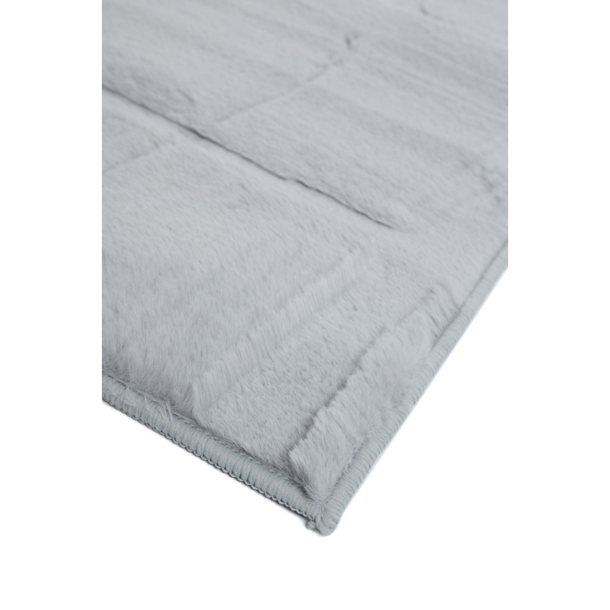 Χαλί RABBIT 3D 120x170 cm ανοιχτό γκρι