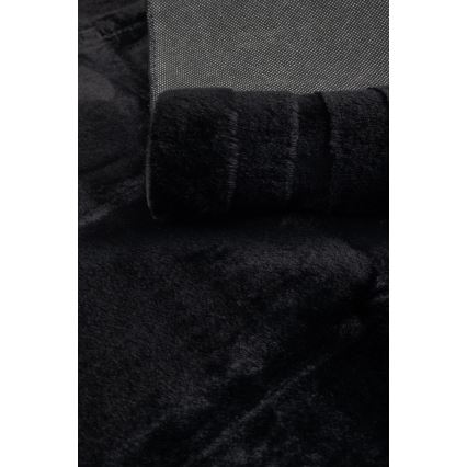 Χαλί RABBIT 3D 80x150 cm μαύρο