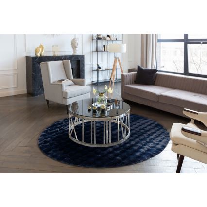 Χαλί RABBIT BUBBLE 160 cm σε σκούρο μπλε