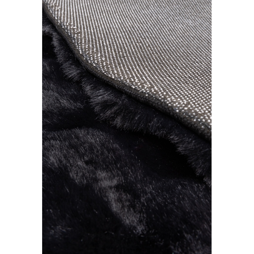 Χαλί RABBIT BUBBLE 160 cm μαύρο