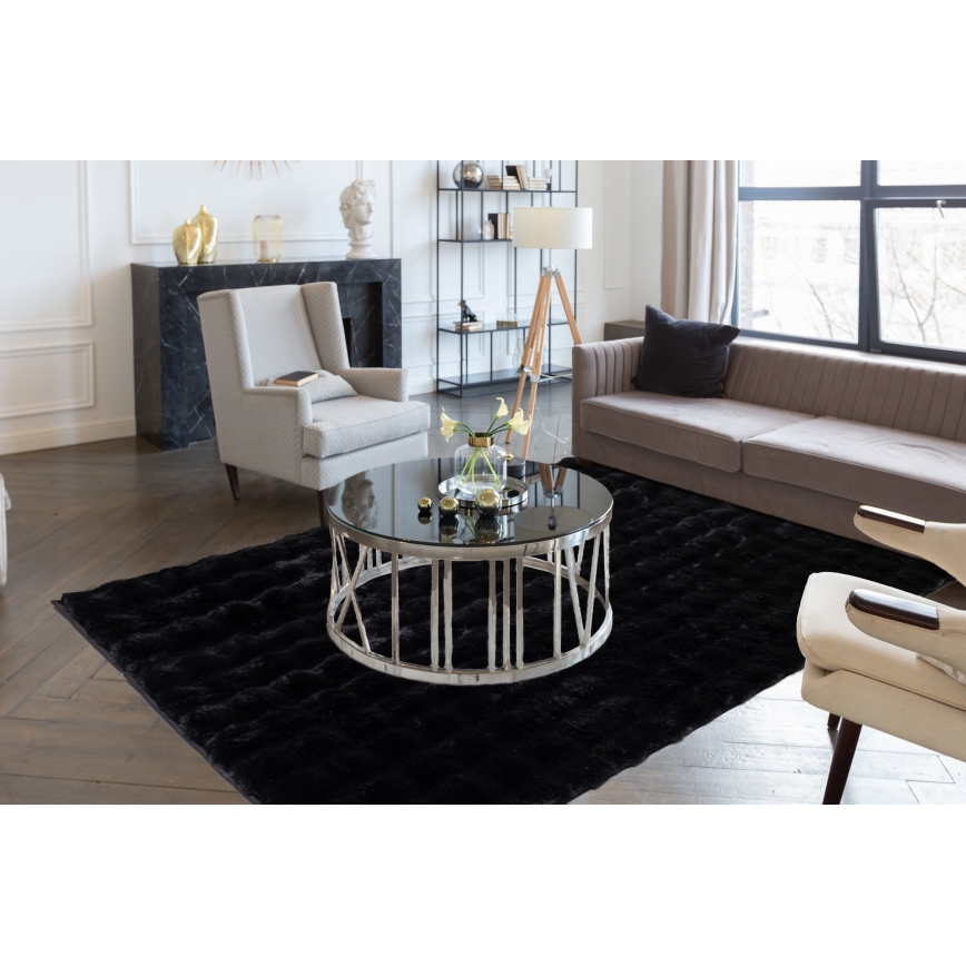 Χαλί RABBIT BUBBLE 160x230 εκ. μαύρο