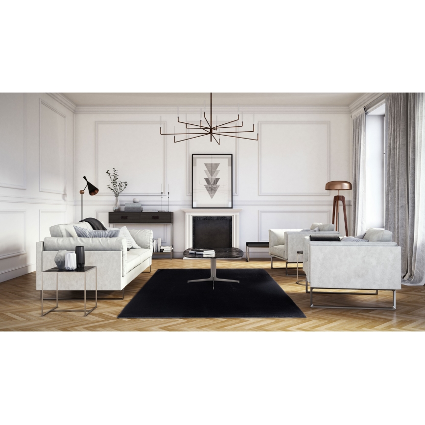 Χαλί RABBIT-FOX 120x160 cm μαύρο