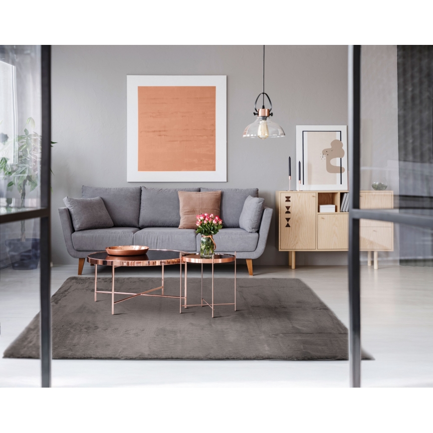 Χαλί RABBIT-ROSA NEW 160x230 cm 2000g/m2 καφέ