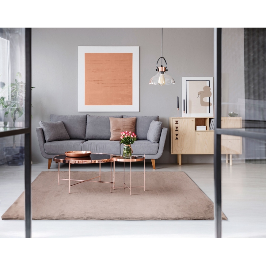Χαλί RABBIT-ROSA NEW 160x230 cm 2000g/m2 μπεζ