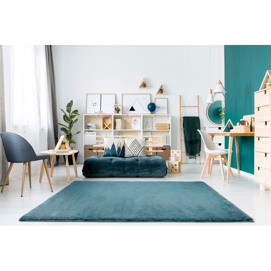 Χαλί RABBIT-ROSA NEW 80x150 cm 2000g/m2 τουρκουάζ