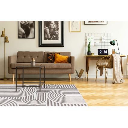 Χαλί SALAMANCA 120x170 cm γκρι/λευκό