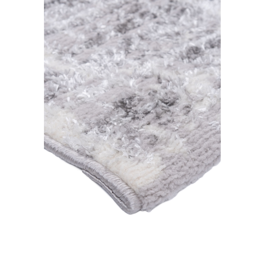 Χαλί SALAMANCA 67 x 120 εκ. γκρι/λευκό