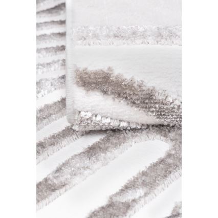 Χαλί SALAMANCA 67x120 cm γκρι/λευκό