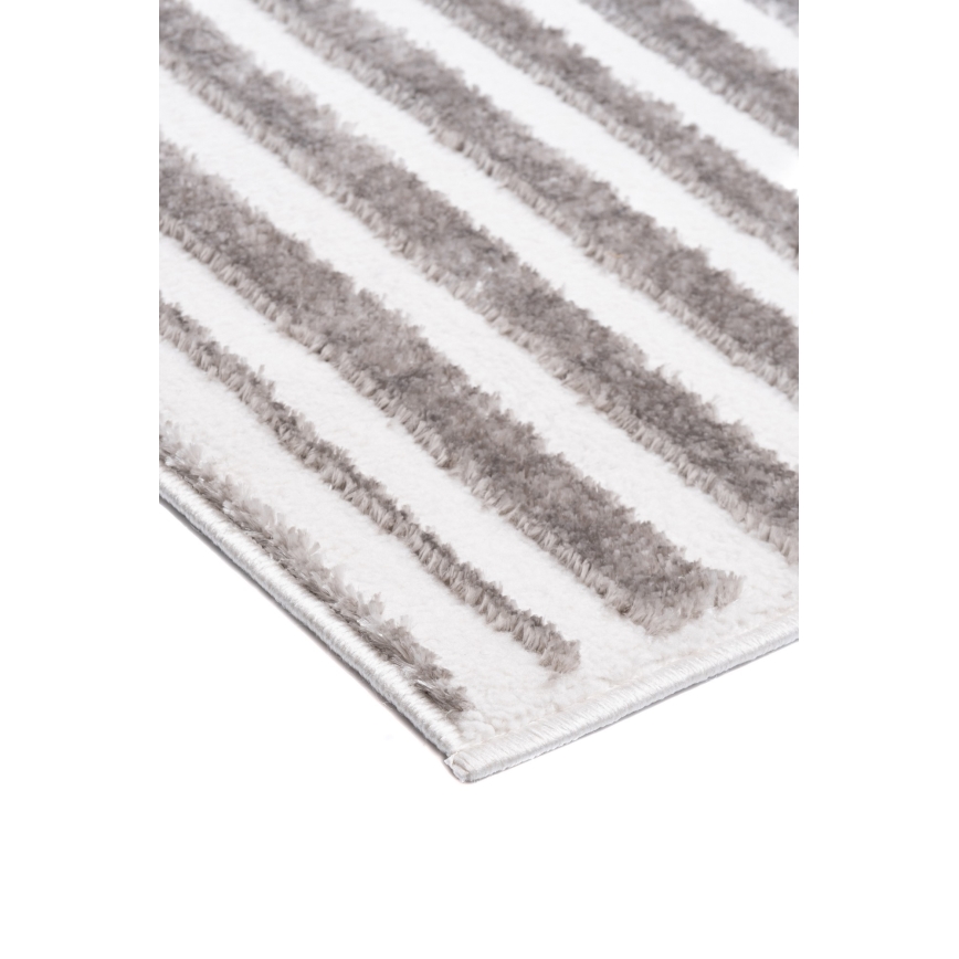 Χαλί SALAMANCA 67x120 cm γκρι/λευκό