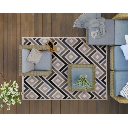 Χαλί SHIFT 160x220 εκ. γκρι/μπλε