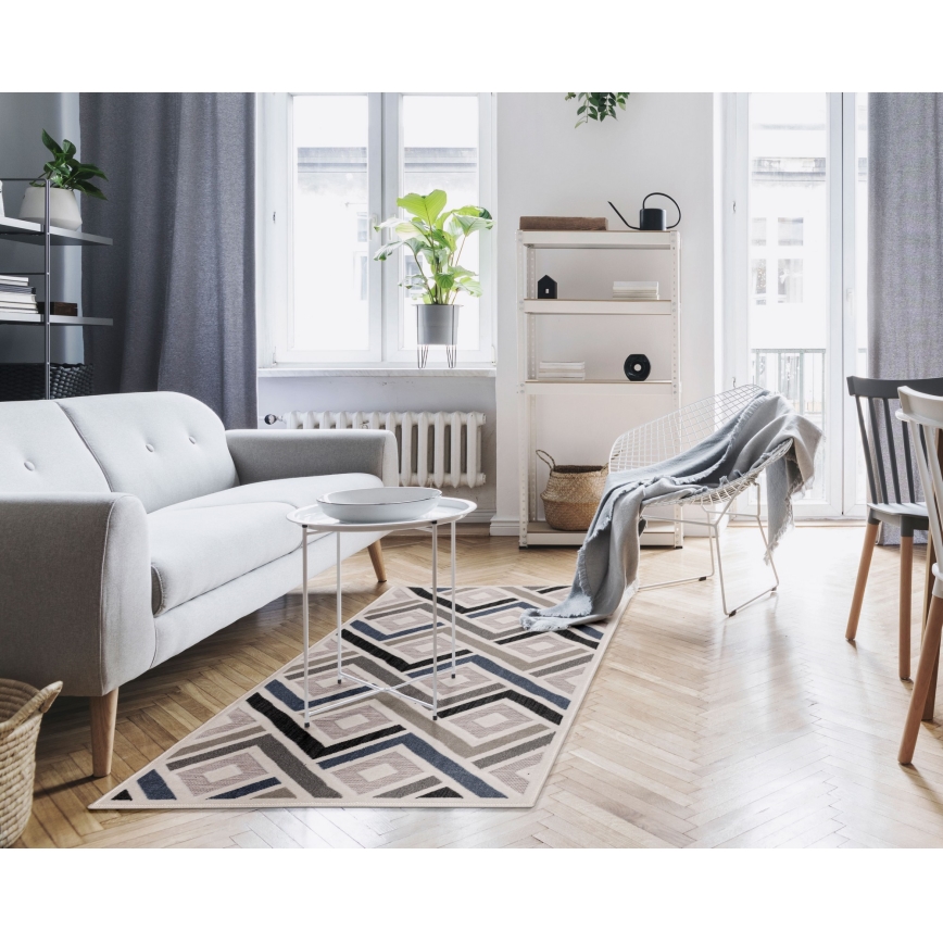 Χαλί SHIFT 80x150 cm γκρι/μπλε