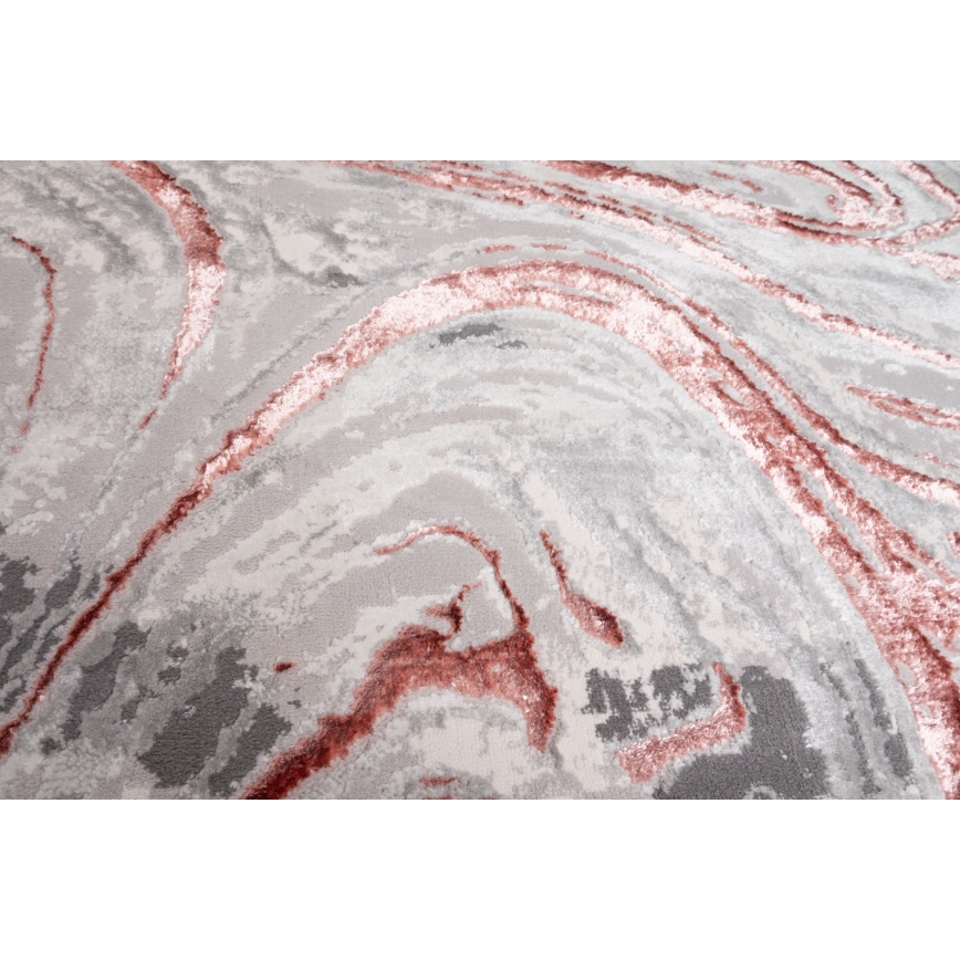 Χαλί STONE 120x160 cm ροζ/γκρι