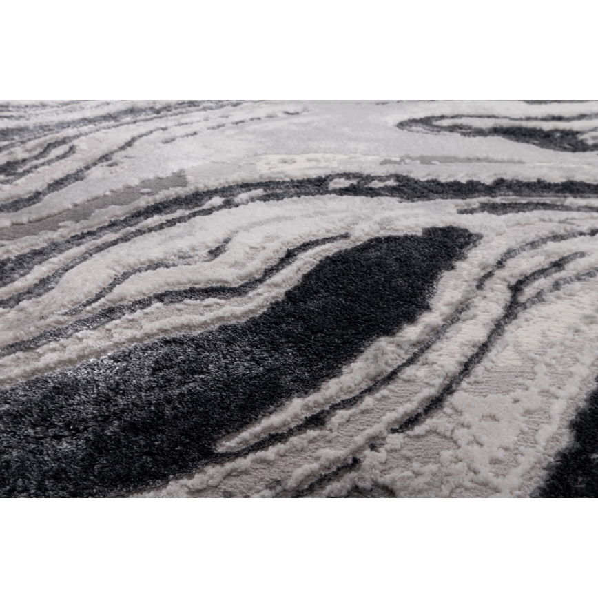 Χαλί STONE 80x140 cm γκρι/ανθρακί