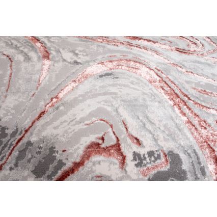 Χαλί STONE 80x140 εκ. ροζ/γκρι