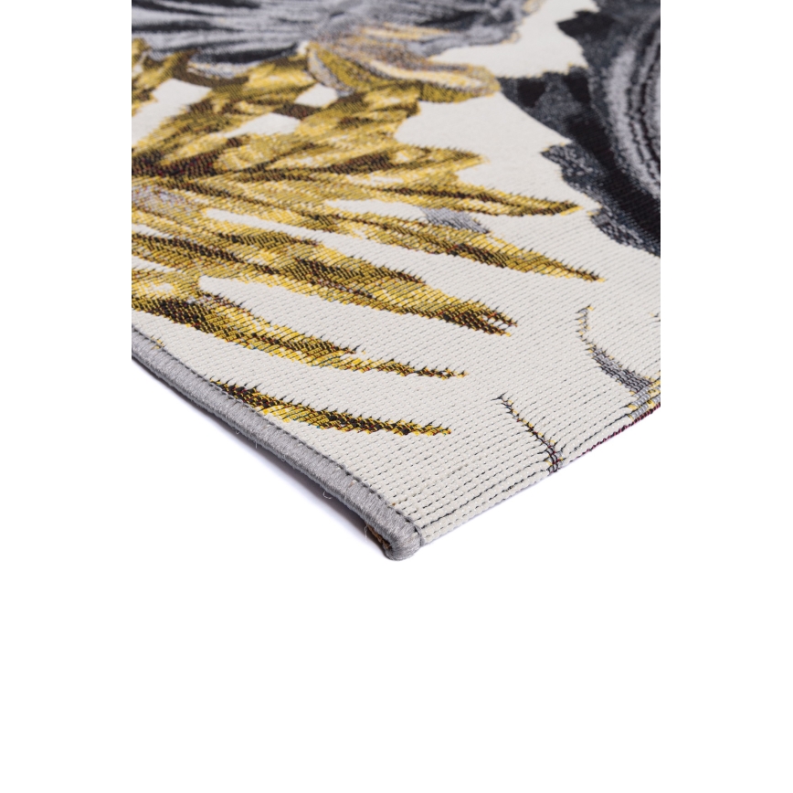 Χαλί εξωτερικού χώρου CAPPUCCINO 80x165 cm χρυσό/γκρι