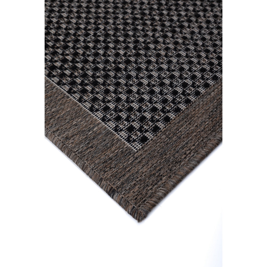 Χαλί εξωτερικού χώρου EXPRESS NEW OUTDOOR 80x150 cm ανθρακί/καφέ
